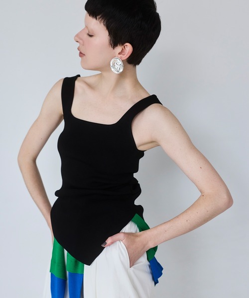 OMMO（オーエムエムオー） ニット セーター ASYMME TUCK KT TOP