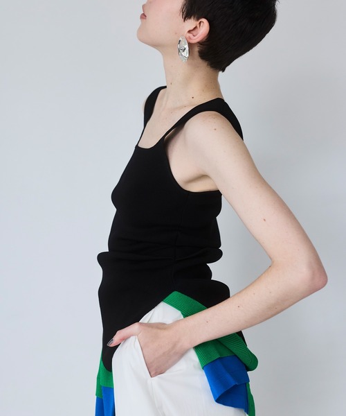 OMMO（オーエムエムオー） ニット セーター ASYMME TUCK KT TOP