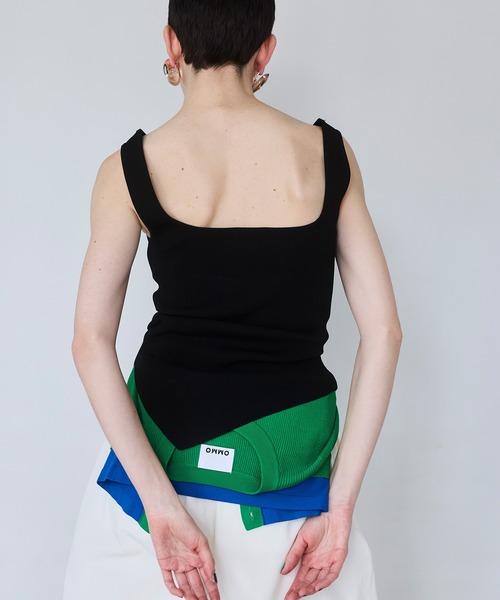 OMMO（オーエムエムオー） ニット セーター ASYMME TUCK KT TOP