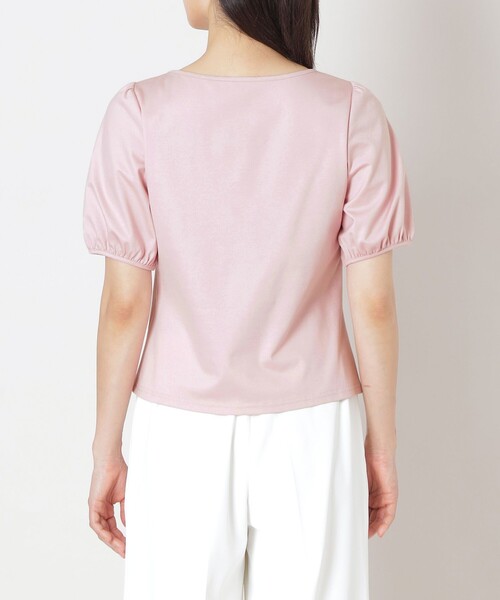TO BE CHIC tシャツ ビジューロゴ カットソー レディース