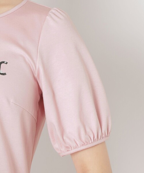 TO BE CHIC tシャツ ビジューロゴ カットソー レディース