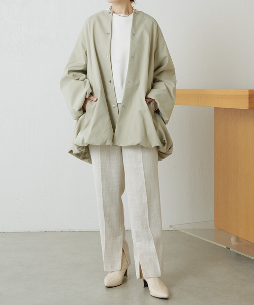 【美品】COLLAGE GALLARDAGALANTE ノーカラーコート 春夏 COLLAGE GALLARDAGALANTE 「COLLAGE GALLARDAGALANTE」 ノー