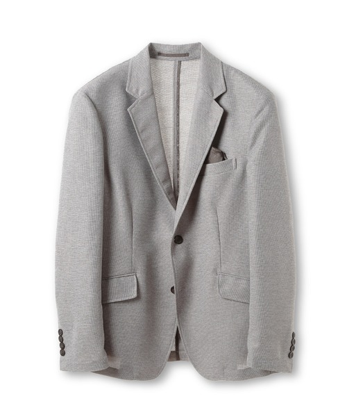 ジャケット テーラードジャケット 「ACTIVE TAILOR/アクティブテイラー」カラミメッシュストレッチジャケット「ストレッチ」「通気性」 メンズの画像