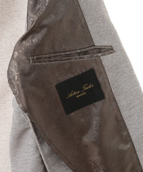 ジャケット テーラードジャケット 「ACTIVE TAILOR/アクティブテイラー」カラミメッシュストレッチジャケット「ストレッチ」「通気性」 メンズの画像