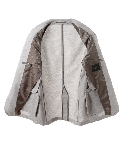 ジャケット テーラードジャケット 「ACTIVE TAILOR/アクティブテイラー」カラミメッシュストレッチジャケット「ストレッチ」「通気性」 メンズの画像