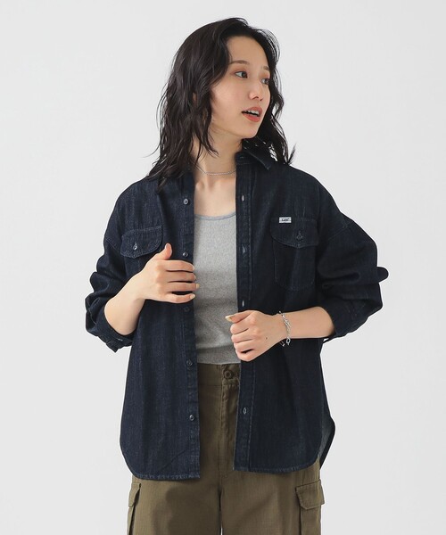 ブラウス シャツ 「別注」Lee / ルーズ フィット シャツ レディース