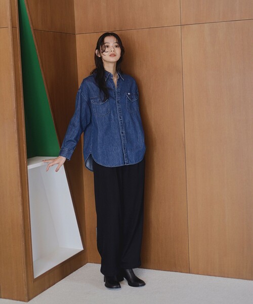 Lee ブラウス シャツ 「別注」Lee / ルーズ フィット レディース