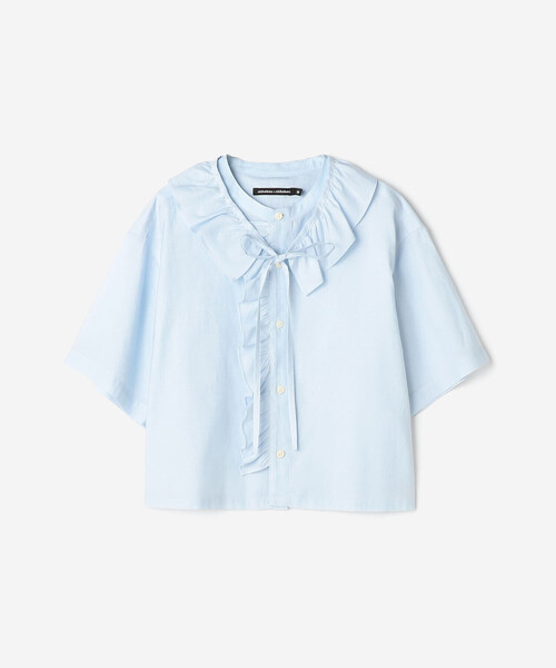 【新品未使用】nicholson & nicholson 半袖シャツ nicolson&nicolson ブラウス シャツ nicholson ＆ | コットン