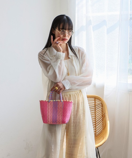 TO BE CHIC✴️かごバッグ VitaFelice（ヴィータフェリーチェ） かごバッグ カゴバッグ カラフル