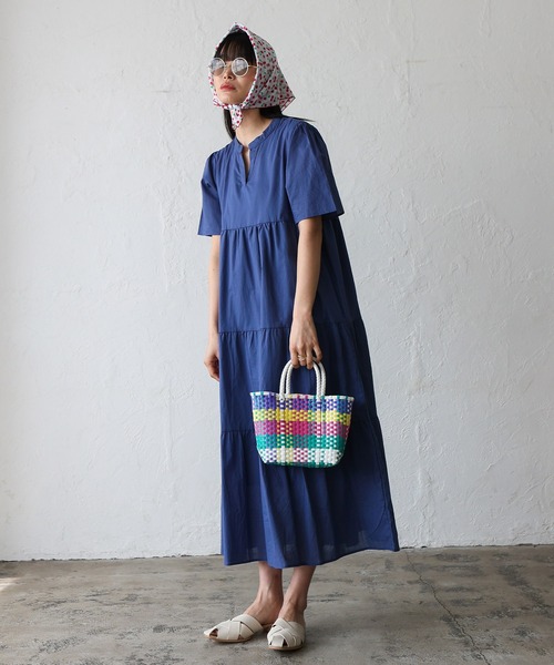 VitaFelice（ヴィータフェリーチェ） かごバッグ カゴバッグ カラフル