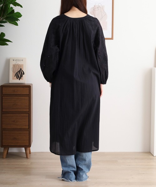 【ZYM】ブラックワンピース2674 Ezick ANNONIM ワンピース 2SET Multi-use シアーチェック