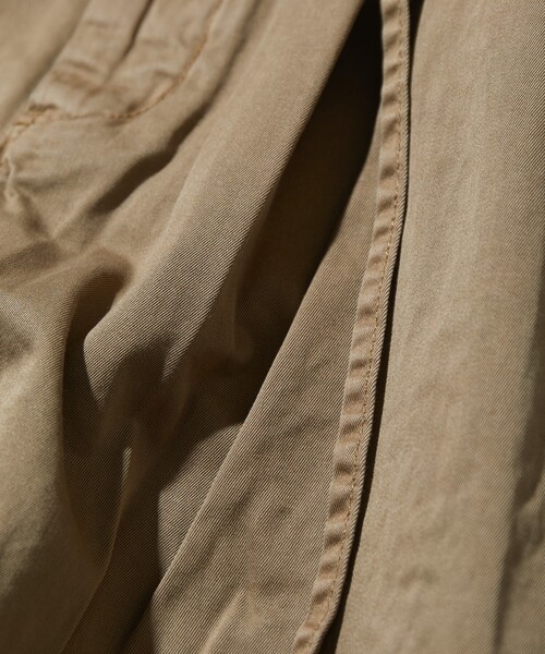 パンツ YLEVE FINX COTTON CHINO 2TUCK fit & craft x stuf|f | hx-02 relaxed tapered chino khaki