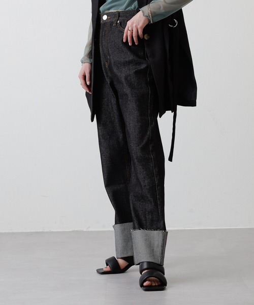 [COLONY 2139] Denim брюки MEDIUM индиго голубой женский 