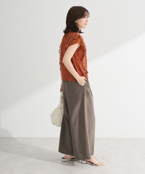 Petit fleur（プチフルール） ブラウス シャツ フレンチレーシー 