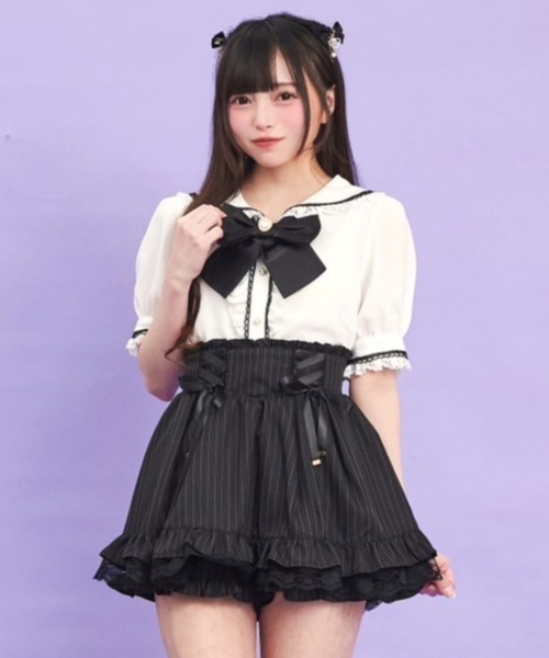 Secret Honey（シークレットハニー） ブラウス シャツ レースアップ