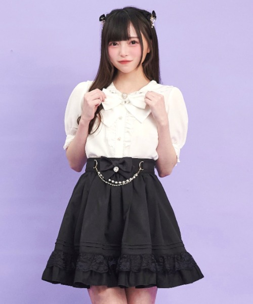 Secret Honey（シークレットハニー） ブラウス シャツ レースアップ