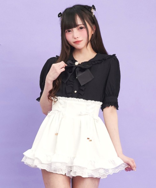 Secret Honey（シークレットハニー） ブラウス シャツ レースアップ