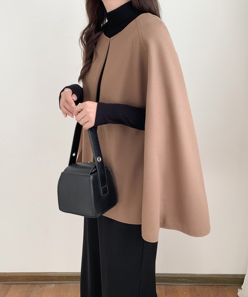 「ABITOKYO」 ポンチョ L アイボリー レディース_画像4