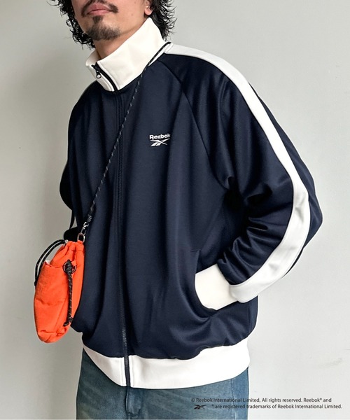 良品❗️【Reebok】リーボック フルジップジャージ ジャケット(2XL)紺色 良品❗️【Reebok】リーボック フルジップジャージ ジャケット