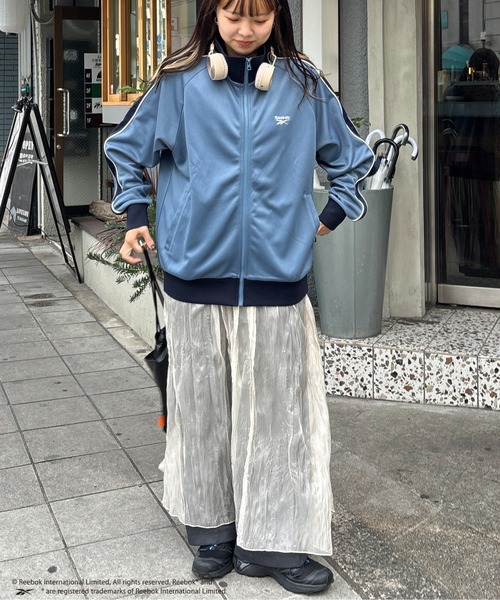 Reebok 「Reebok」 ジャージブルゾン MEDIUM ネイビー メンズ