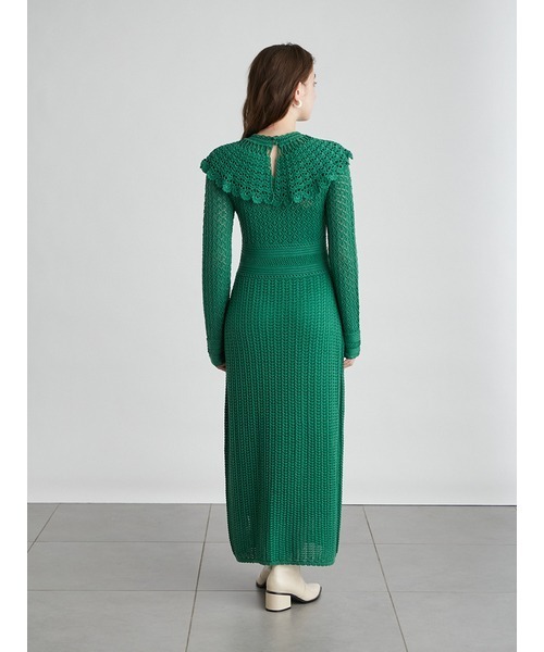 「LILY BROWN」 ニットワンピース FREE ブラック レディース_画像3