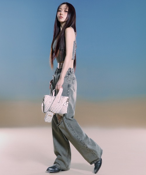 【GUESS ゲス】G WAVE II Pattern Chain ミニショルダーバッグ GUESS ショルダーバッグ バッグ G Wave Ii Mini Tote トートー