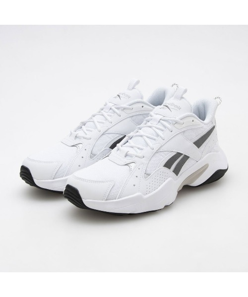 [Reebok] low cut спортивные туфли 24.5cm белый × черный мужской 