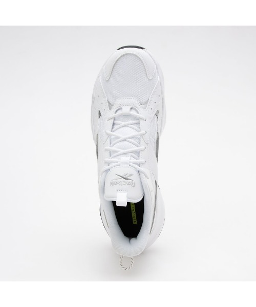 [Reebok] low cut спортивные туфли 24.5cm белый × черный мужской 