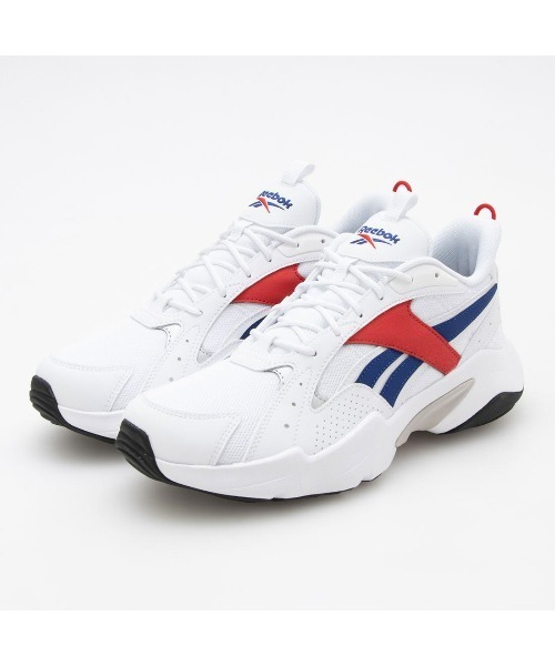 [Reebok] low cut спортивные туфли 24.5cm белый × черный мужской 