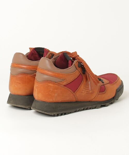 「New Balance」 ハイカットスニーカー 24.5cm オレンジ レディース