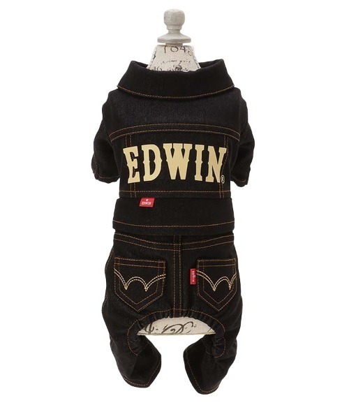 EDWIN（エドウィン） 犬 服 EDWIN/デニムライクセットアップ