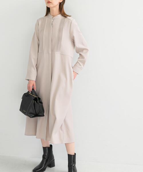 ワンピース ピンタックストレートワンピース : ZOZOTOWN Yahoo!店