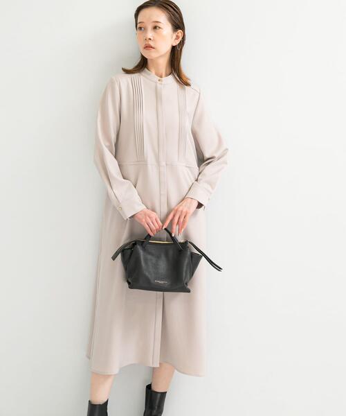 ワンピース ピンタックストレートワンピース : ZOZOTOWN Yahoo!店