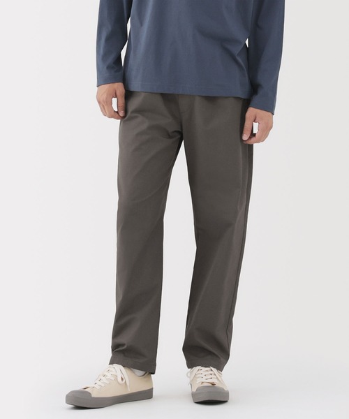 無印良品（MUJI） パンツ 紳士 洗いざらしコットンイージーパンツ