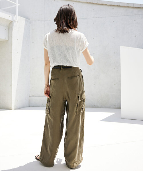 「SLOBE IENA」 カーゴパンツ 36 カーキ レディース