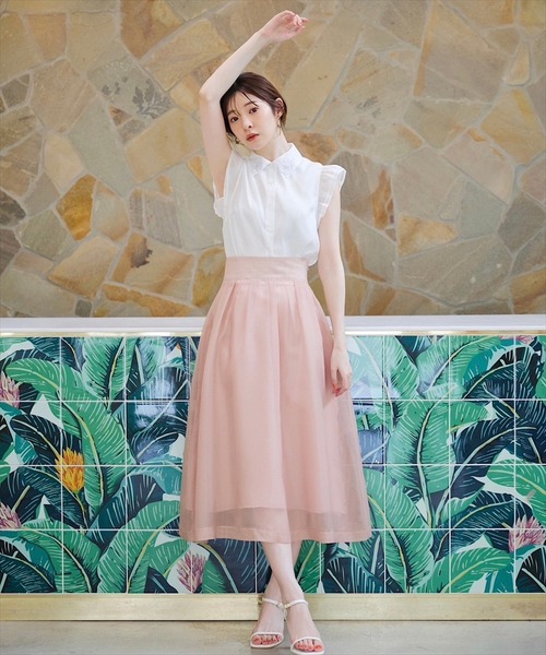 SWINGLE（スウィングル） フレアスカート FREE ピンク レディース