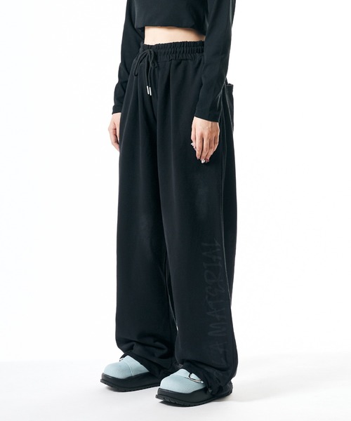 Theater code スウェットパンツ ジャージ Distressed sweatpants/汚れ