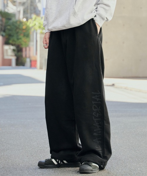 Theater code スウェットパンツ ジャージ Distressed sweatpants/汚れ