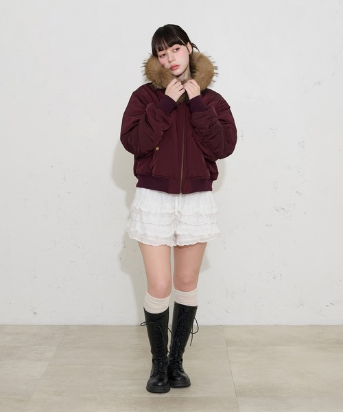 FCMM ブルゾン アウター 「日本限定」N2B / ファー付フードミリタリー