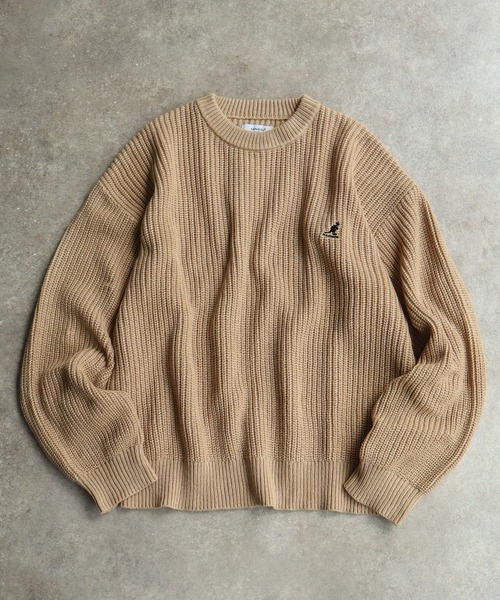 KANGOL（カンゴール） セーター ニット 「KANGOL/カンゴール」ロゴ刺繍