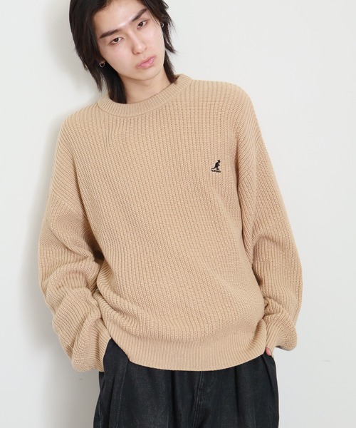 KANGOL（カンゴール） セーター ニット 「KANGOL/カンゴール」ロゴ刺繍
