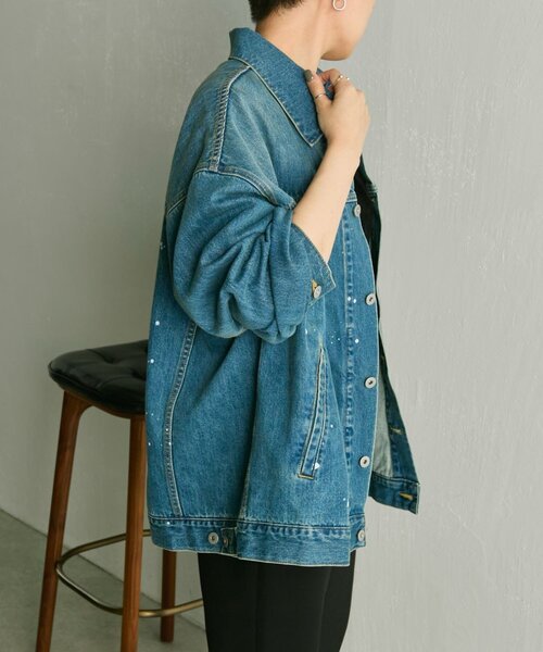 ear PAPILLONNER（イア パピヨネ） コート アウター ペイントデニム