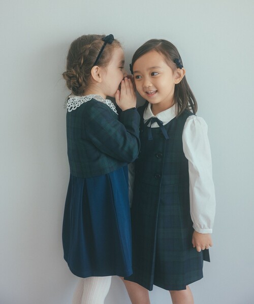 グリーンレーベル リラクシング ブラックウォッチ フォーマルセット 120㎝ green label relaxing（グリーンレーベルリラクシング） フォーマル