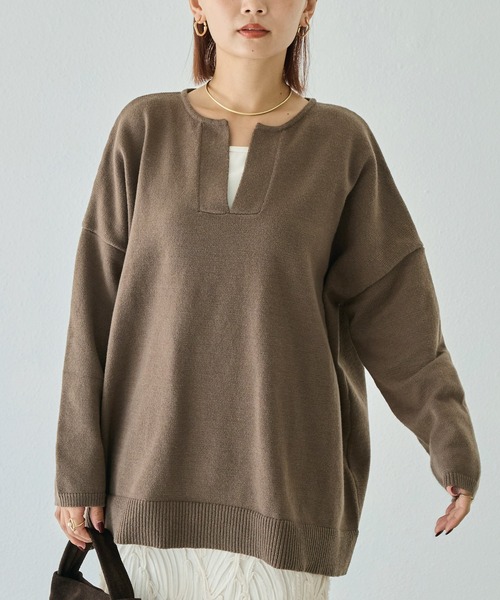 LAVEANGE（ラビアンジェ） ニット セーター 「洗える」スキッパー