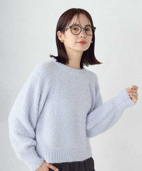 コムコム　レディース　ニット　XS セール】 ランダムリブ ハイネックニット （ニット・セーター）｜COMME