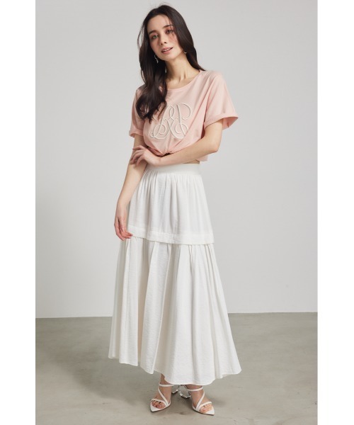 「rienda」 半袖Tシャツ FREE ブラック レディース_画像9