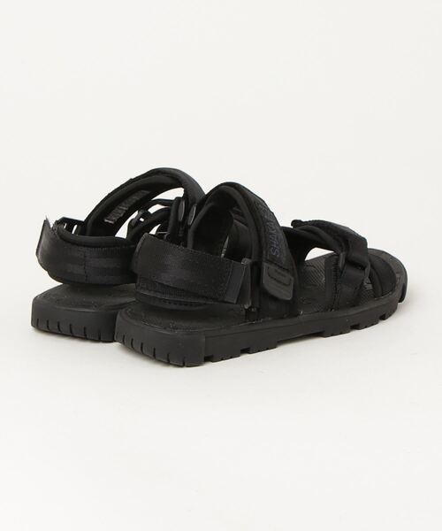 「SHAKA」 フラットサンダル 23cm ブラック レディース_画像2