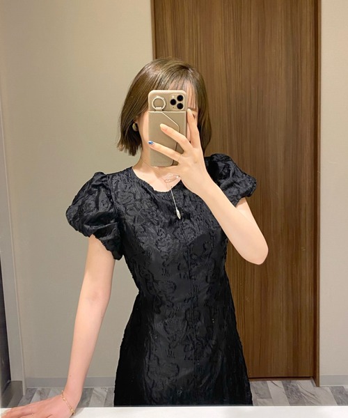 LAULEN」 半袖ワンピース FREE ブラック レディース : ZOZOTOWN Yahoo