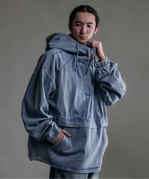 CALIFORNIA OUTFITTERS デニムジャケット gジャン 10A12 ハーフジップ