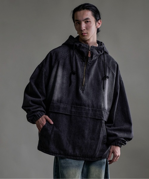 CALIFORNIA OUTFITTERS デニムジャケット gジャン 10A12 ハーフジップ